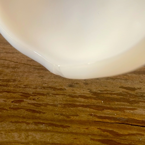 Milk Glass Catch-all Trinket Bowl - Toltec by McKee MidCentury Milk Glass - Picture 9 of 9